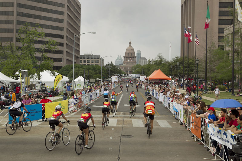 Texas 150 Bike Ride Finish Line